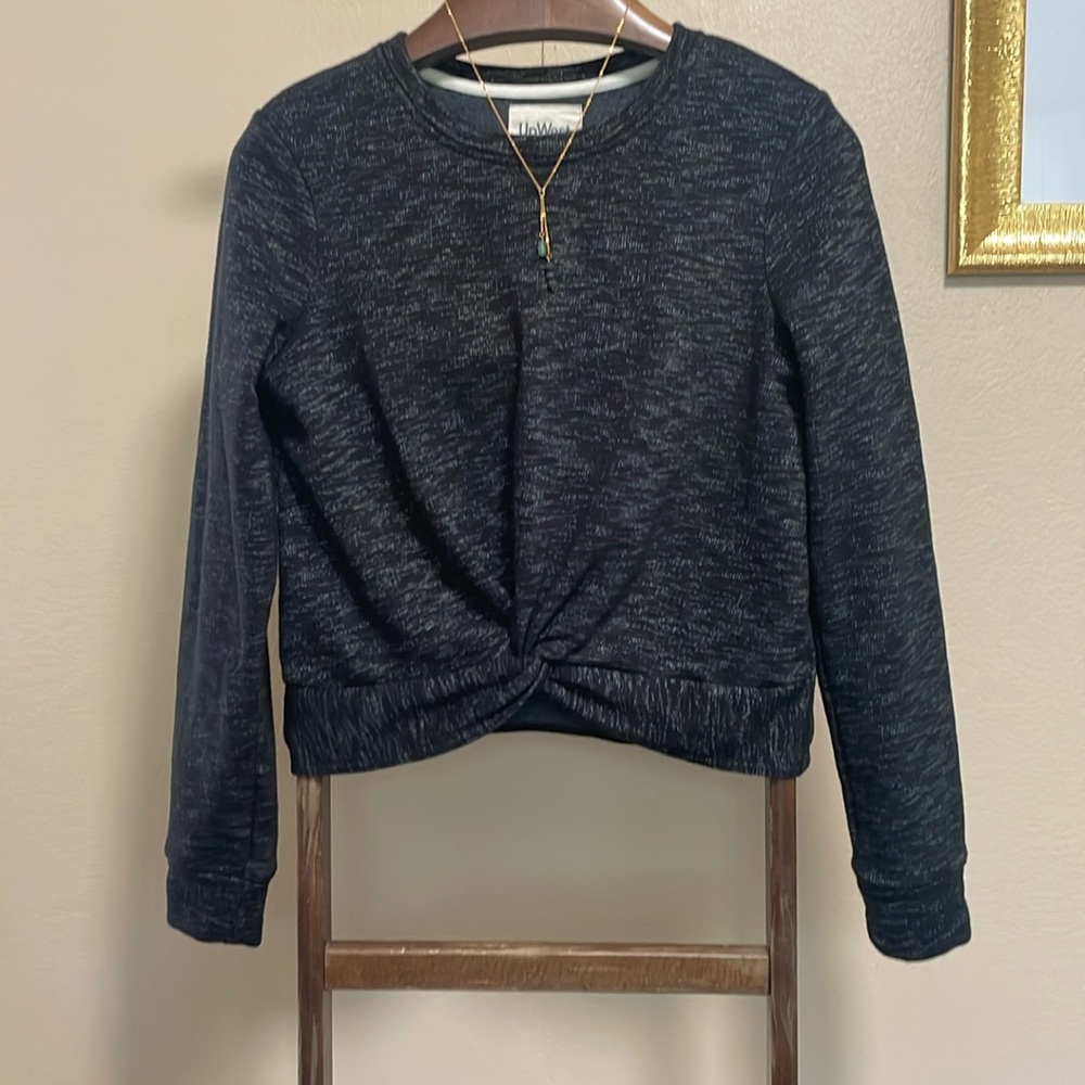 UpWest Black/Charcoal Heather Sweatshirt